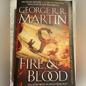 Fire and Blood Book Cover Poster